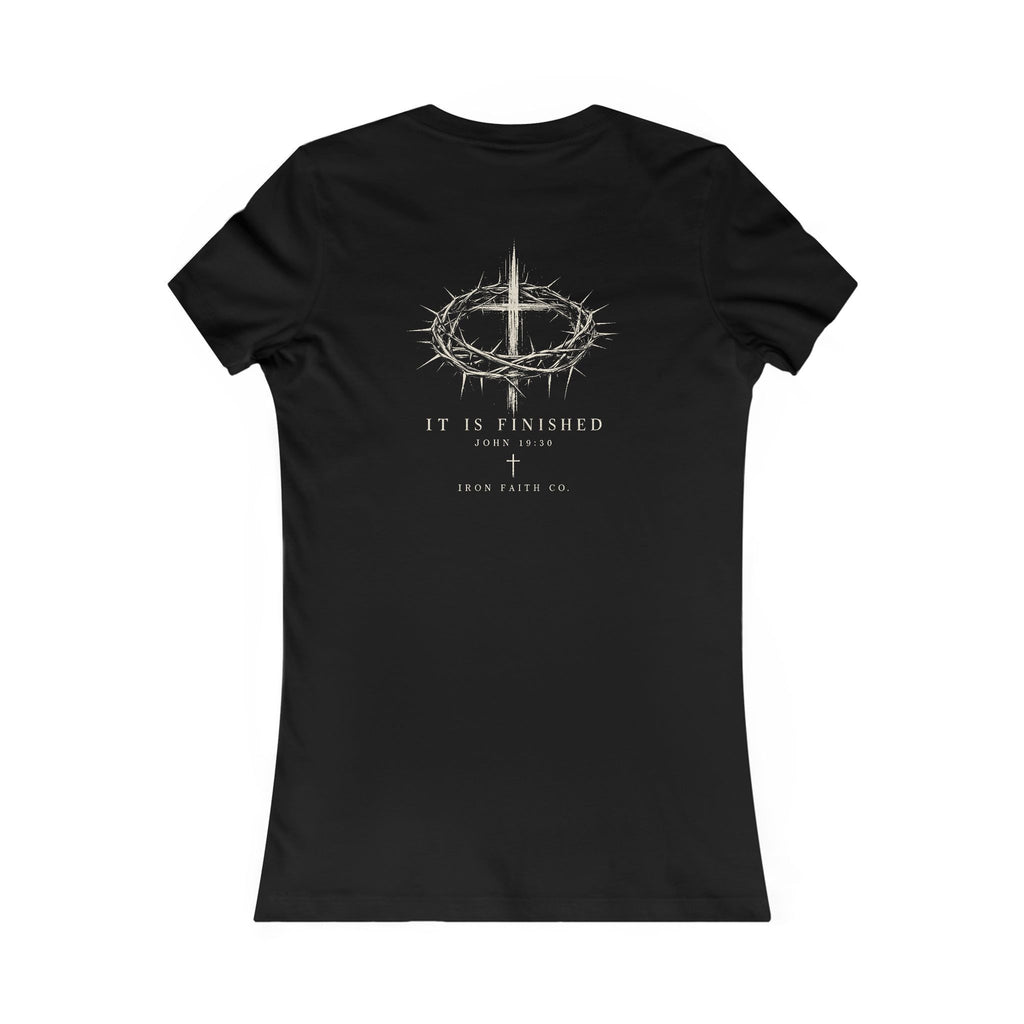 It Is Finished Women's Fitted Tee