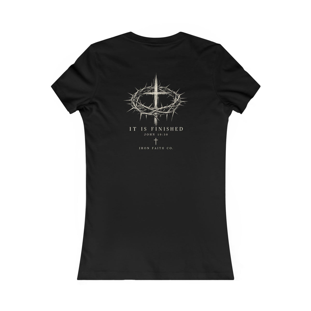 It Is Finished Women's Fitted Tee
