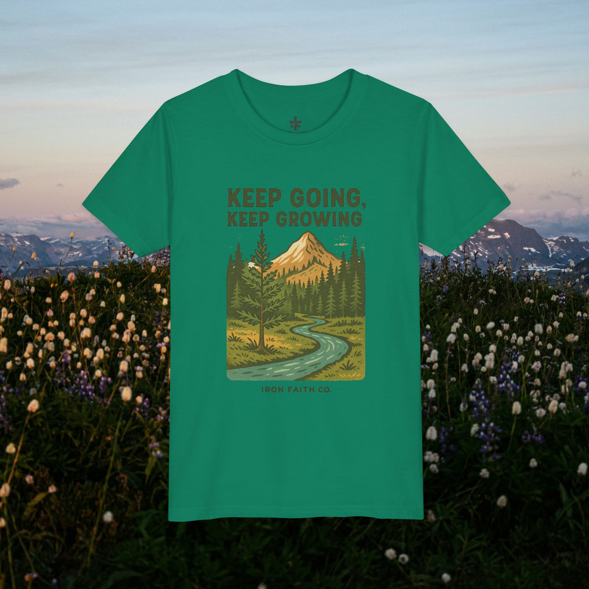 Keep going keep growing - Iron Faith Co. - Youth Short Sleeve Tee - photo 6 of 30