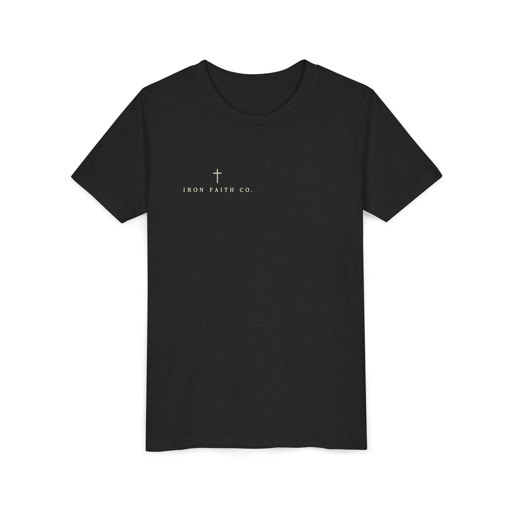 Iron Faith Co. Wordmark Youth Tee – Back Print