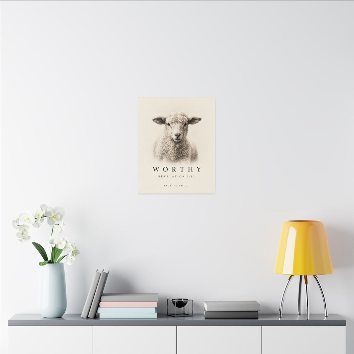 Worthy Revelation 5:12 Canvas Print