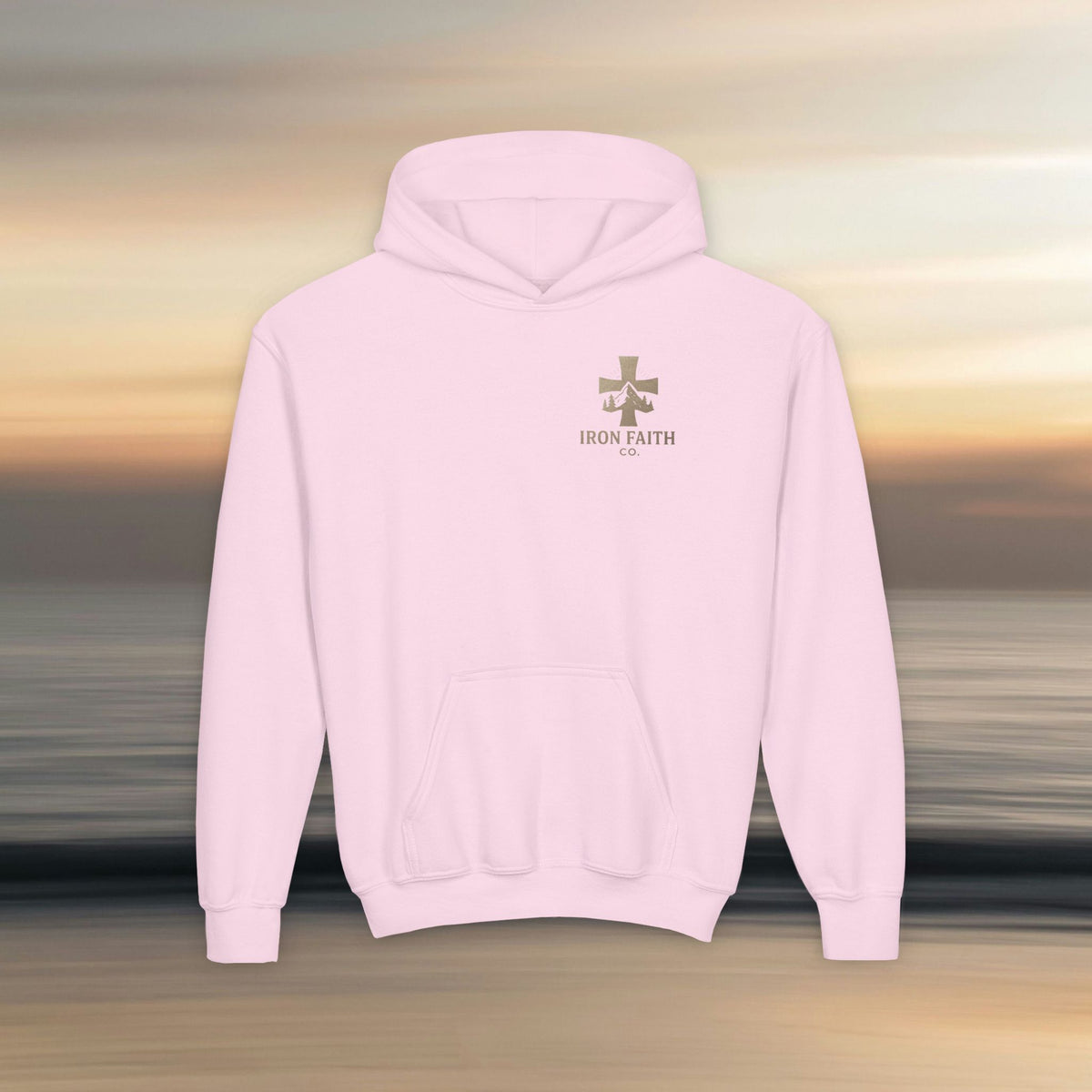 Iron Faith Co. - God's creation - Girls Youth Heavy Blend Hooded Sweatshirt - photo 7 of 30