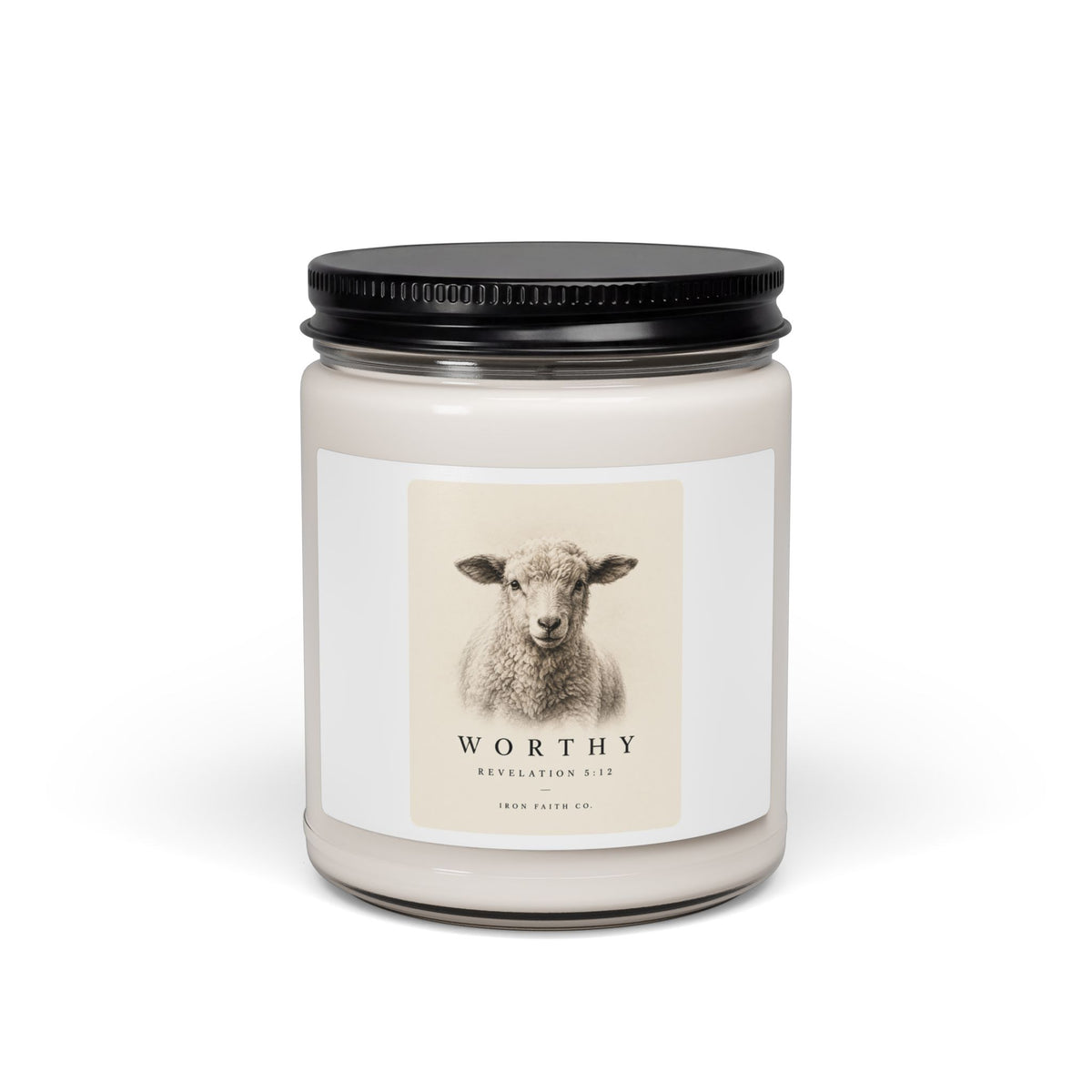 Worthy Revelation 5:12 Scented Soy Candle, 9oz
