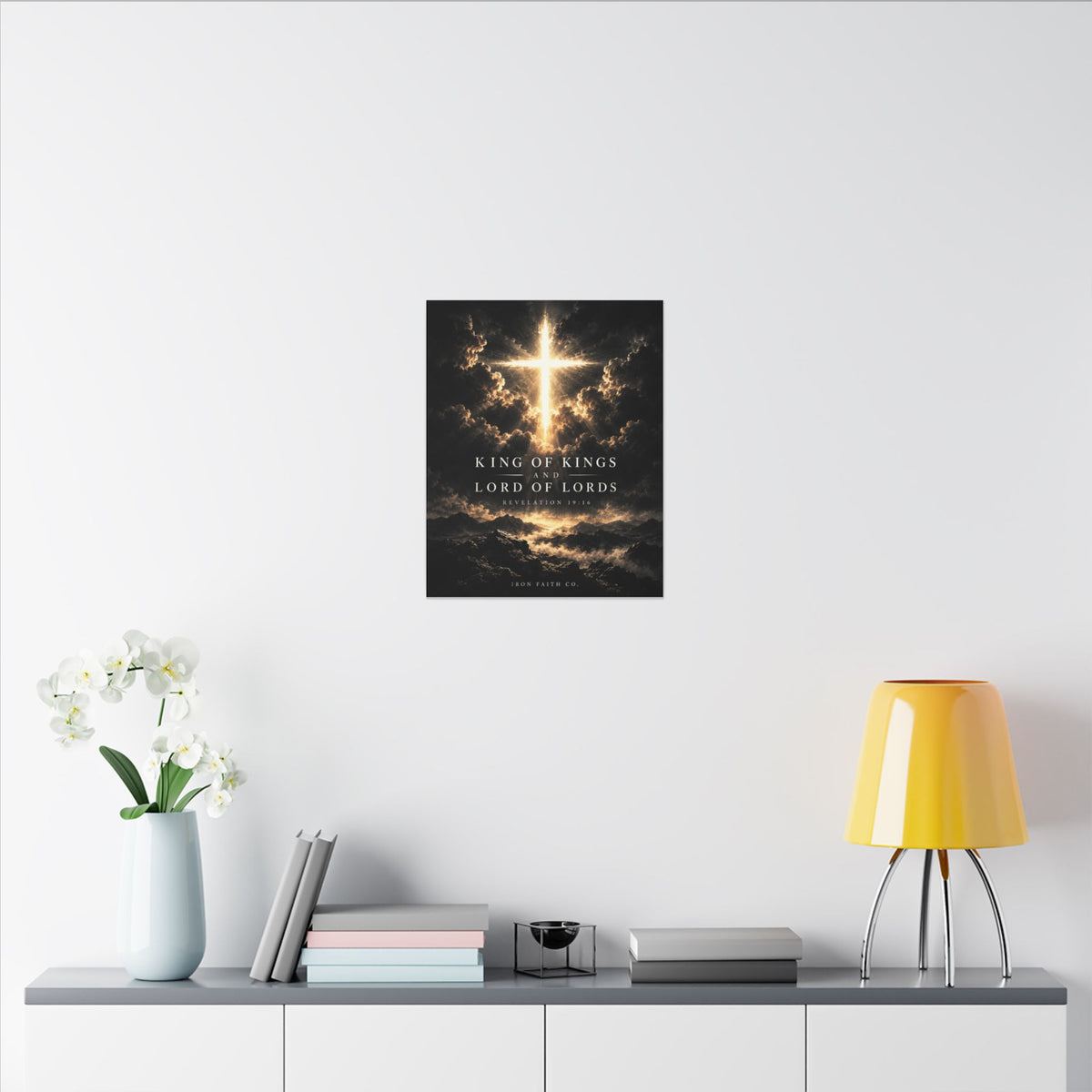 King of Kings Revelation 19:16 Canvas Print
