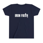 Iron Faith Co. Wordmark Youth Tee – Back Print