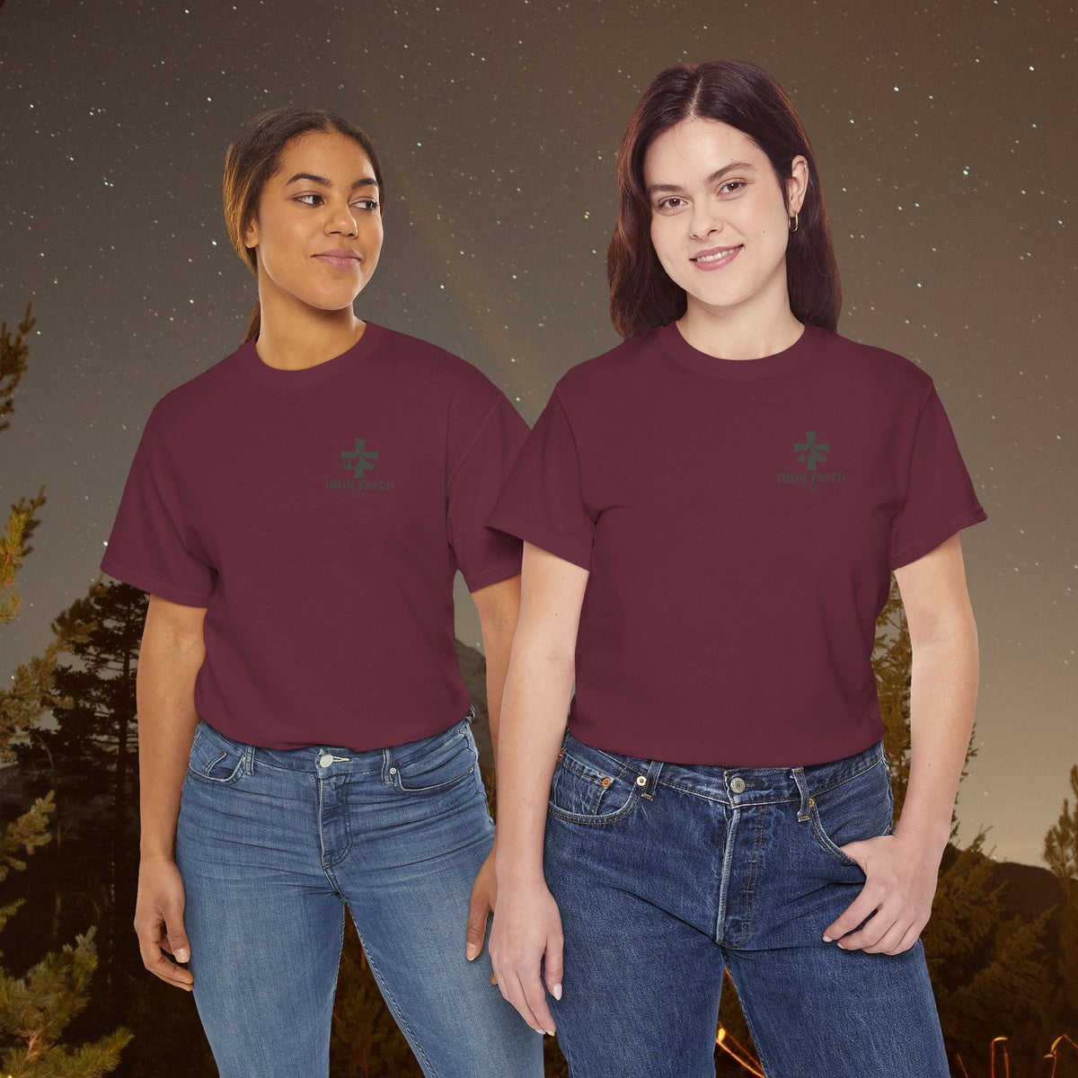 Iron Faith Co. | Not Perfect, Just Forgiven - Unisex Heavy Cotton T-Shirt