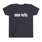 Iron Faith Co. Wordmark Youth Tee – Back Print