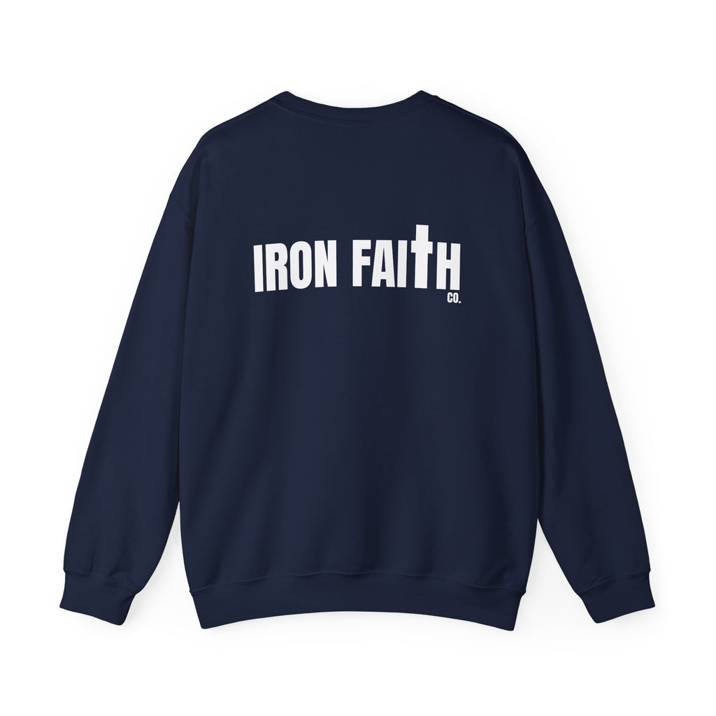 Iron Faith Co. Wordmark Crewneck – Back Print