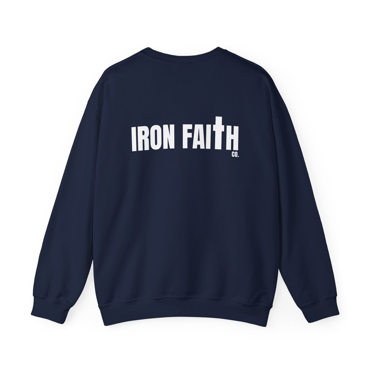 Iron Faith Co. Wordmark Crewneck – Back Print