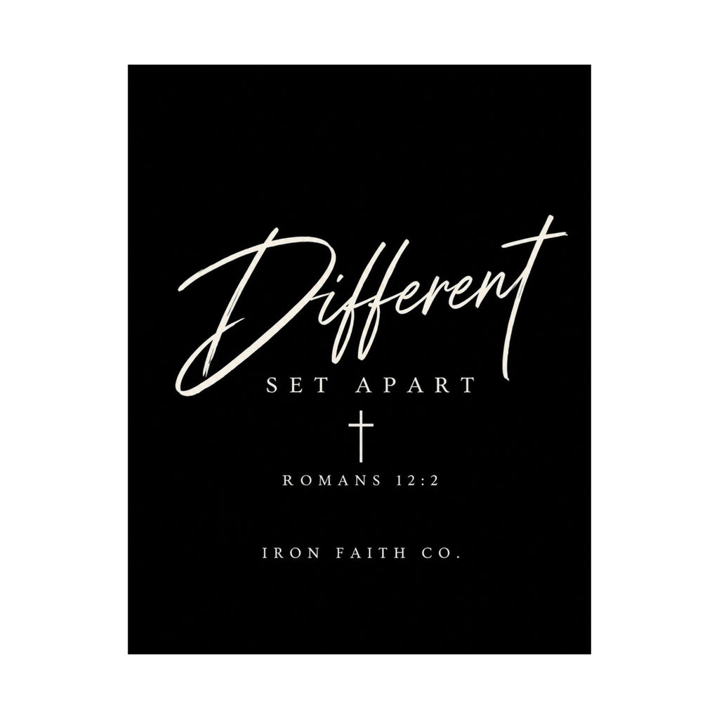Different Romans 12:2 Poster