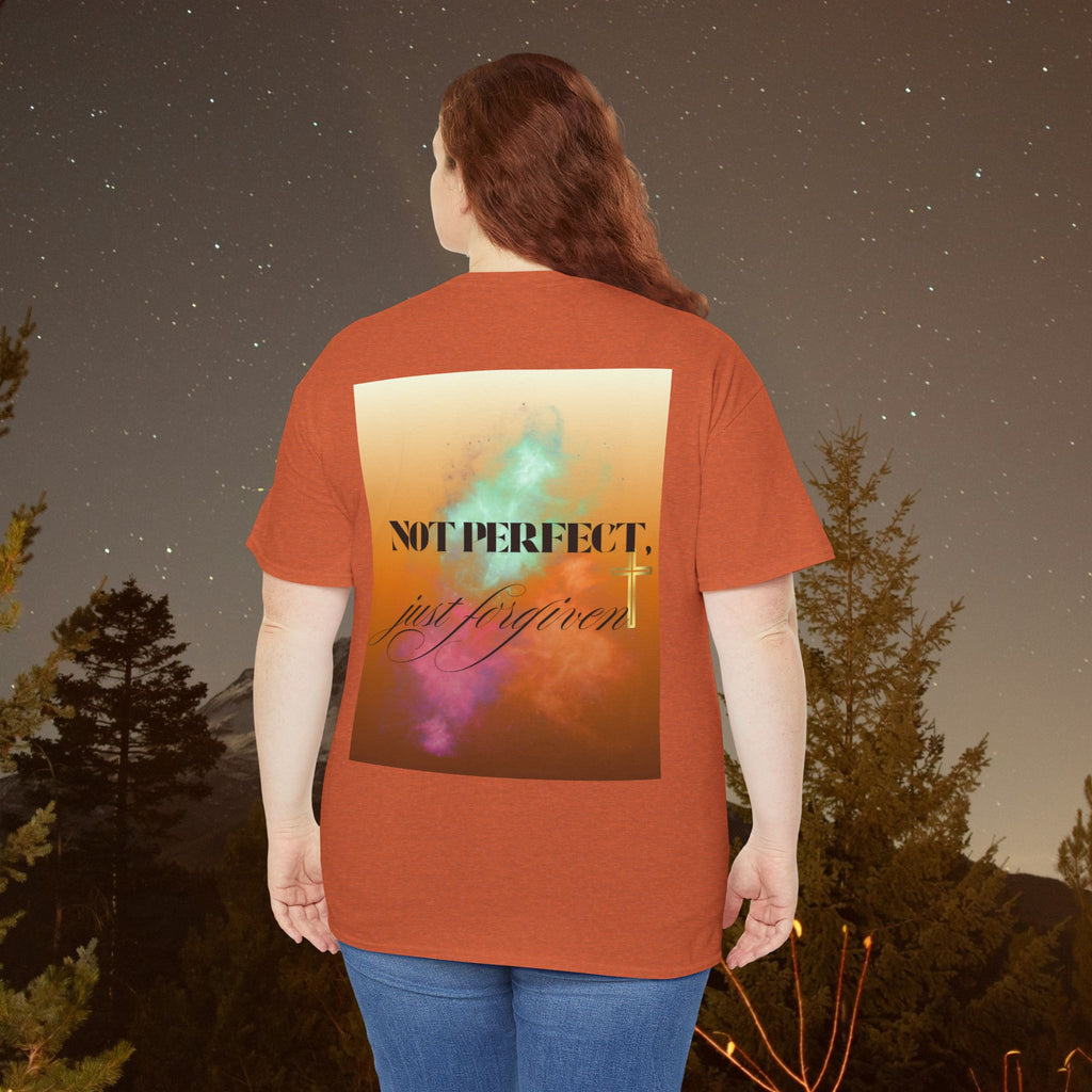 Iron Faith Co. | Not Perfect, Just Forgiven - Unisex Heavy Cotton T-Shirt