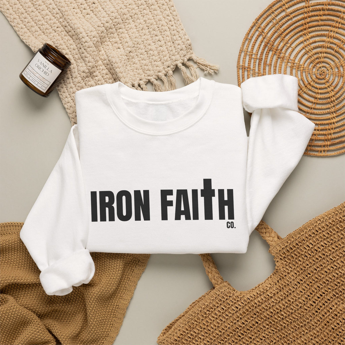 Iron Faith Co. Wordmark Crewneck