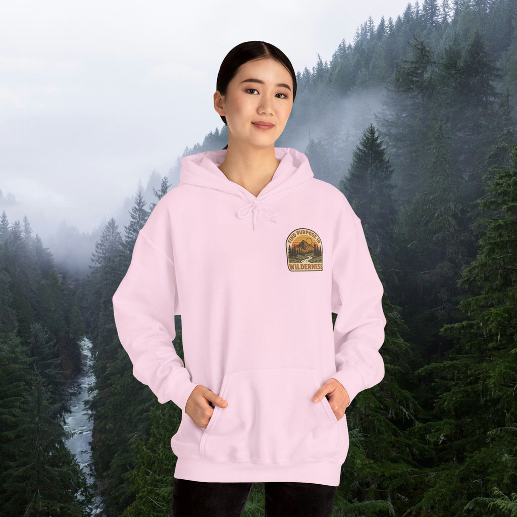 Find purpose in wilderness | Iron Faith Co. | Comfortable Heavy Blend Sweatshirt