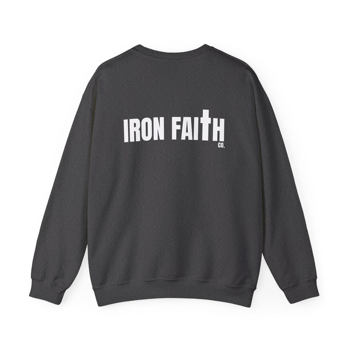 Iron Faith Co. Wordmark Crewneck – Back Print