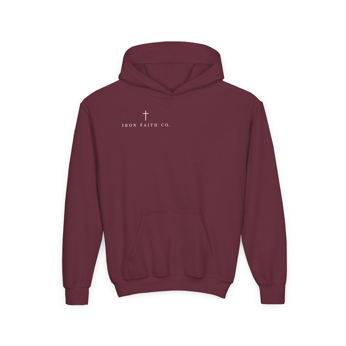 Built on a Higher Standard Youth Hoodie – Back Print