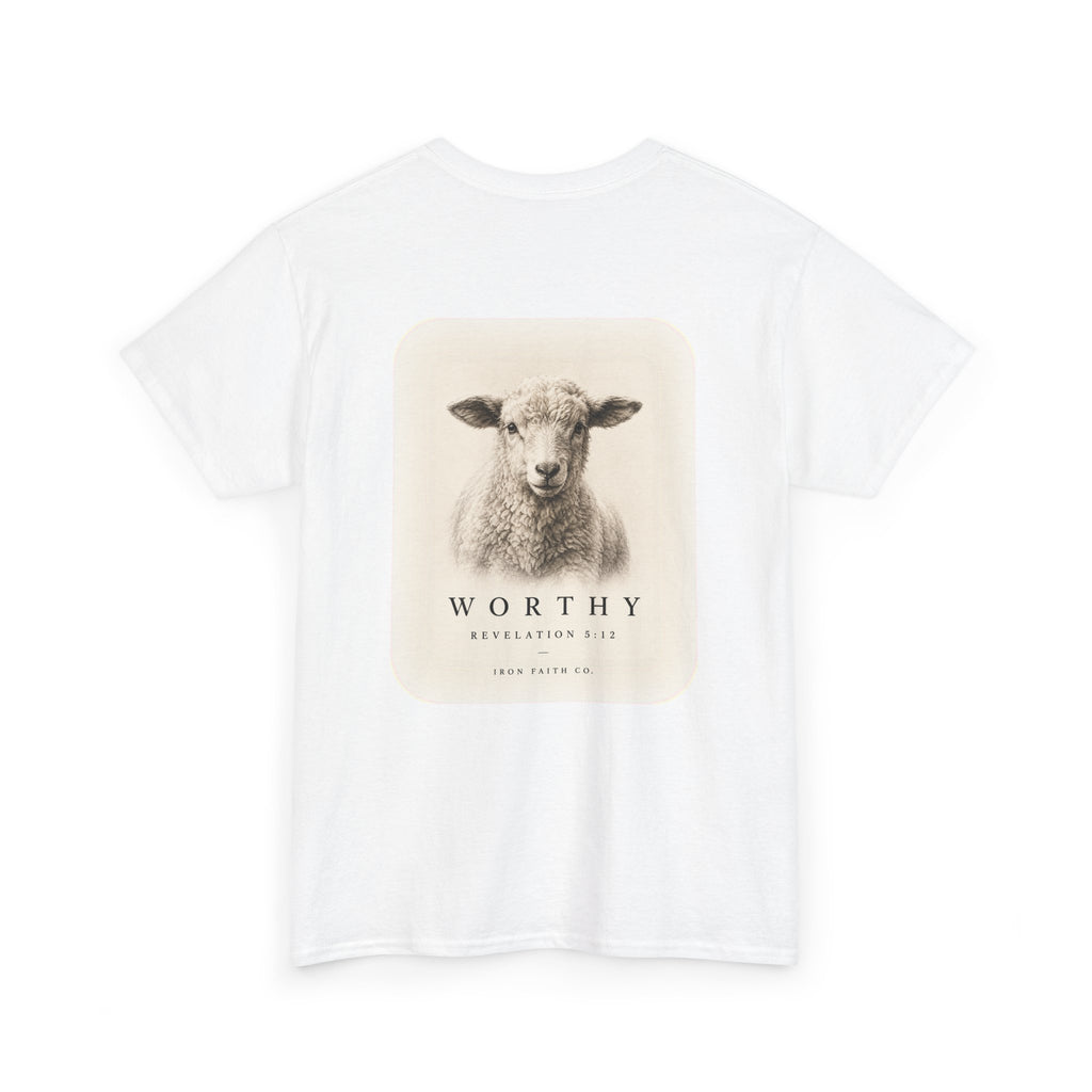 Worthy Revelation 5:12 Tee – Back Print