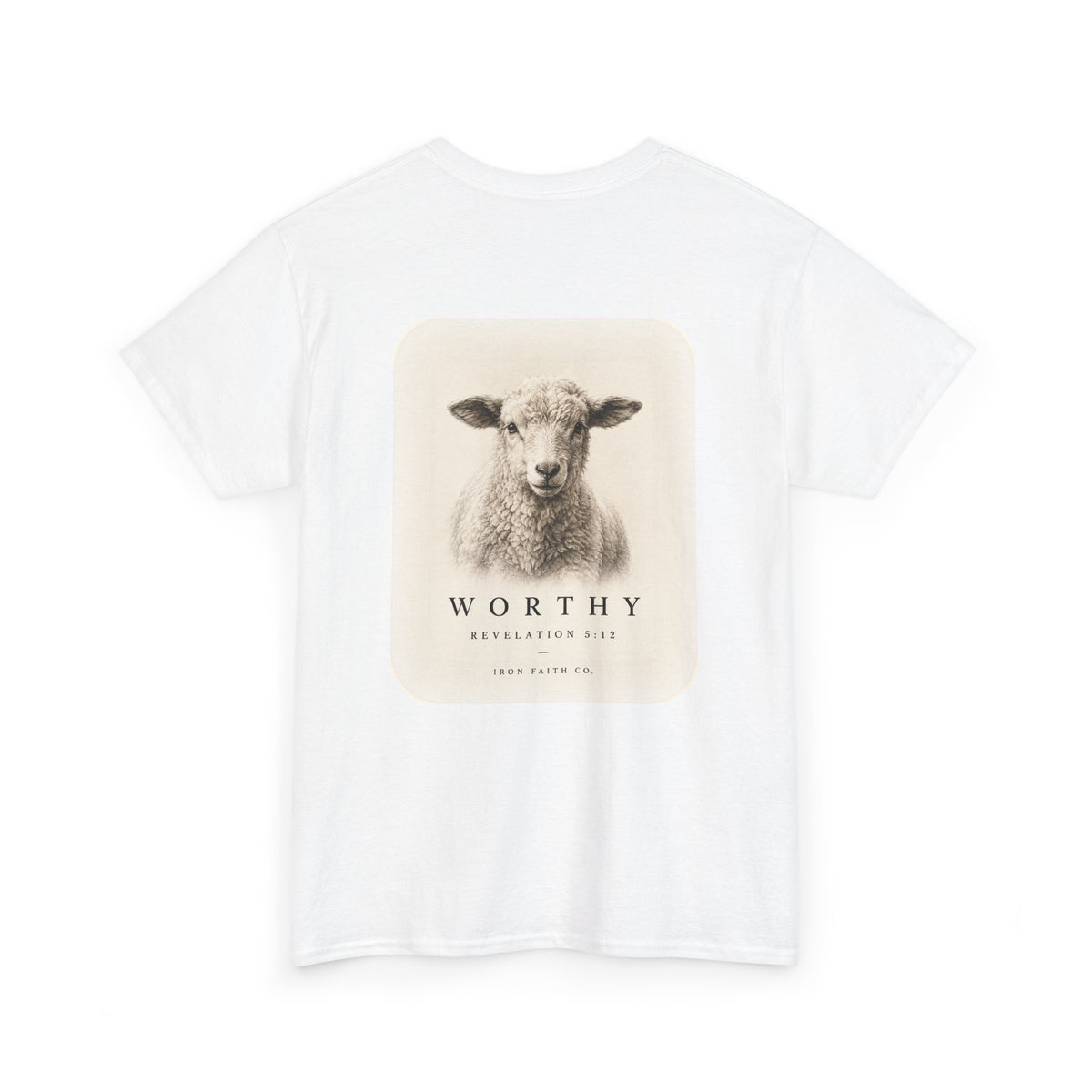 Worthy Revelation 5:12 Tee – Back Print