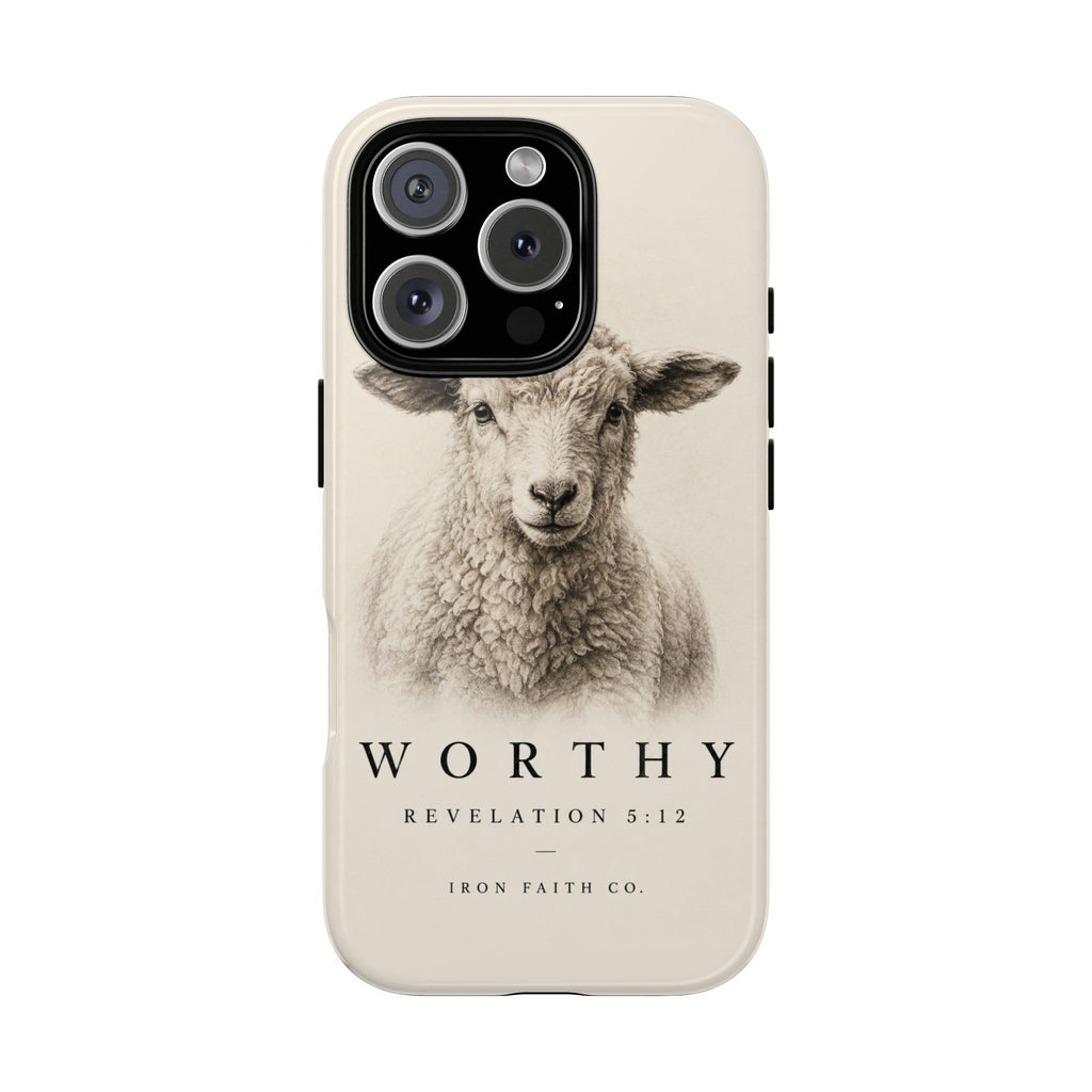 Worthy Revelation 5:12 Phone Case
