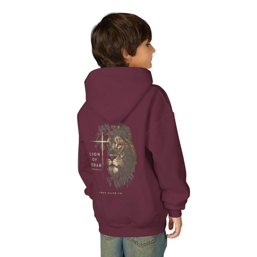 Lion of Judah Youth Hoodie – Back Print