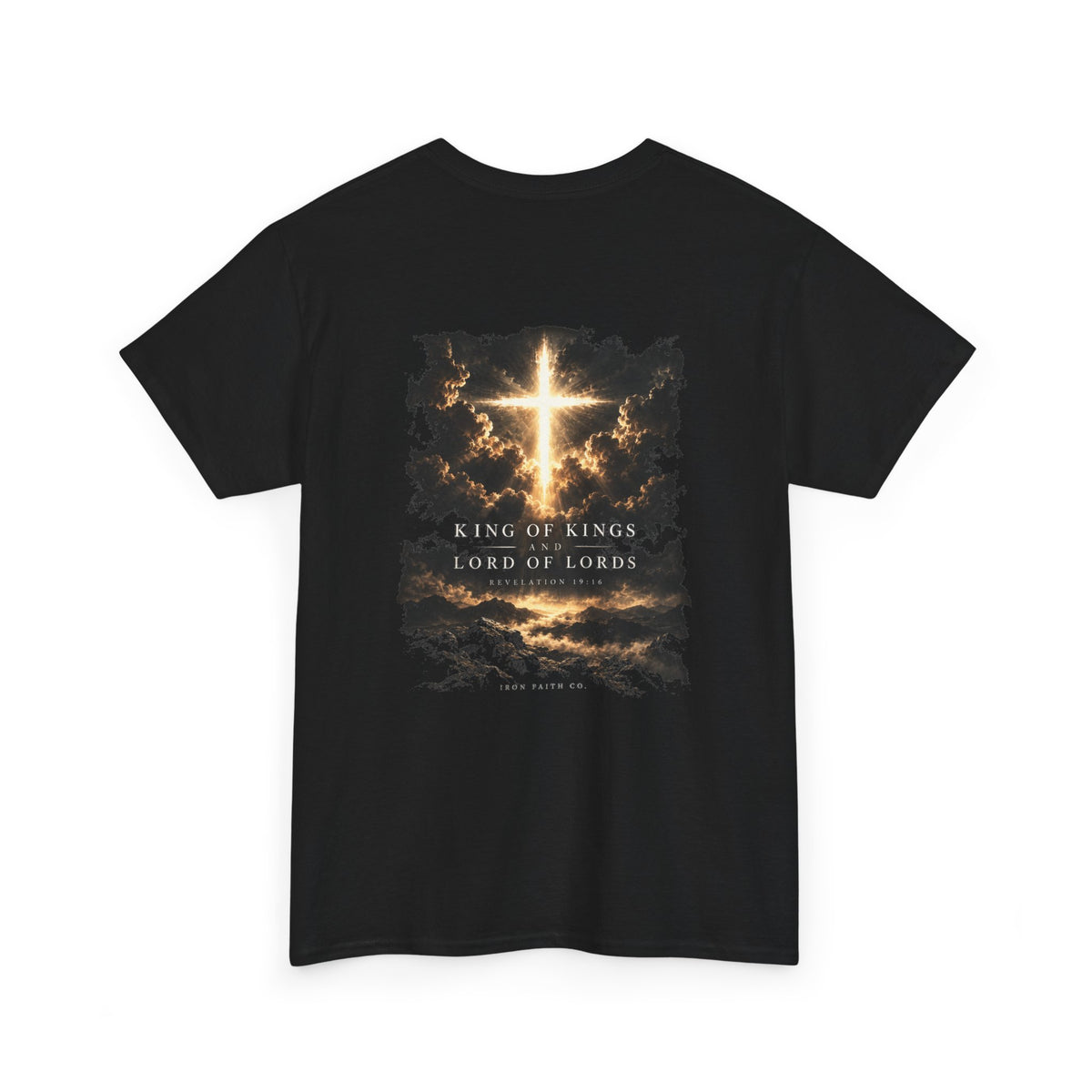 King of Kings Revelation 19:16 Tee – Back Print