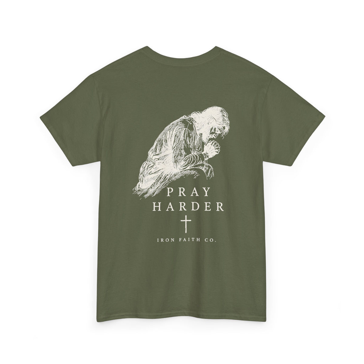 Pray Harder Tee – Back Print