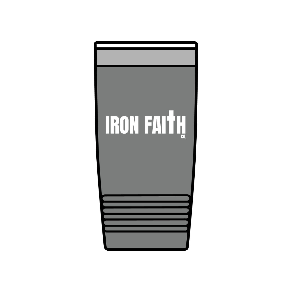 Iron Faith Co. Wordmark Insulated Tumbler, 20oz