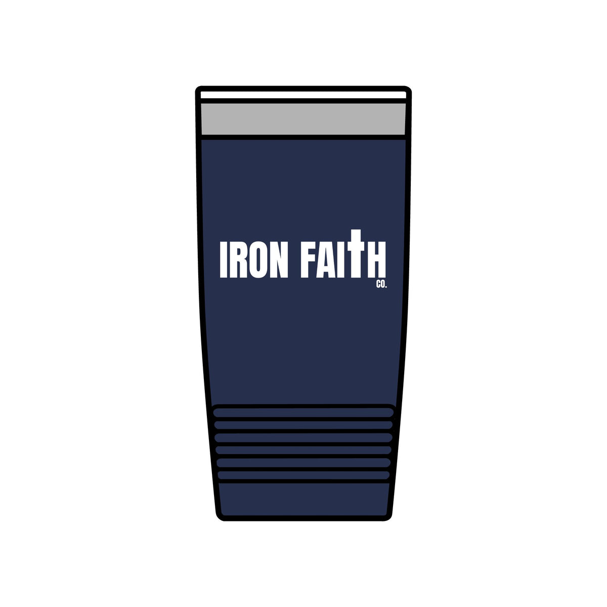 Iron Faith Co. Wordmark Insulated Tumbler, 20oz