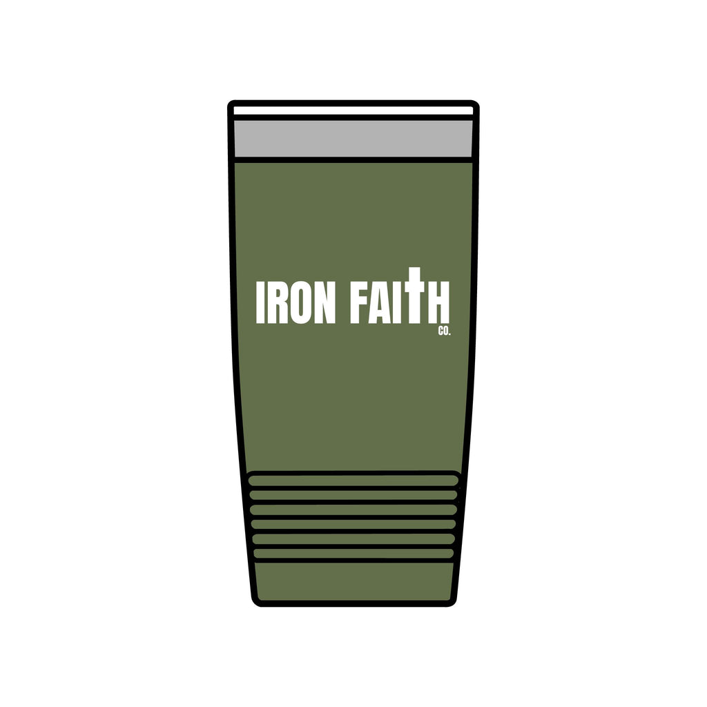 Iron Faith Co. Wordmark Insulated Tumbler, 20oz