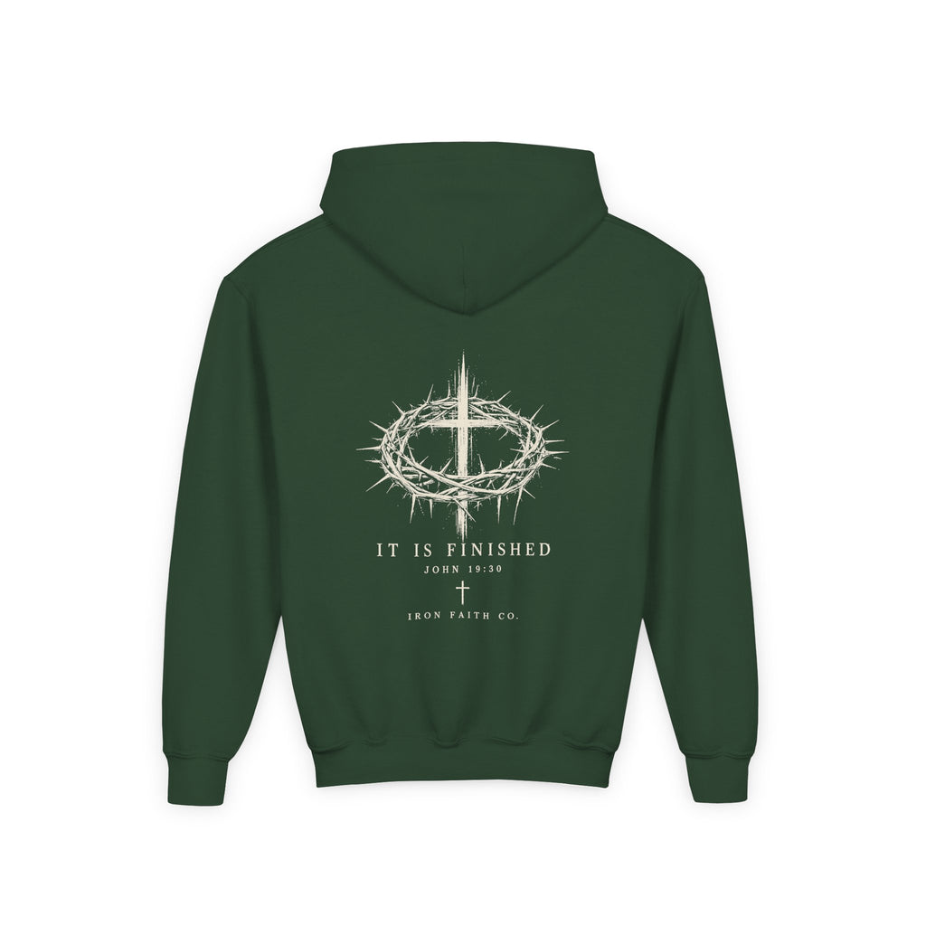 It Is Finished Youth Hoodie
