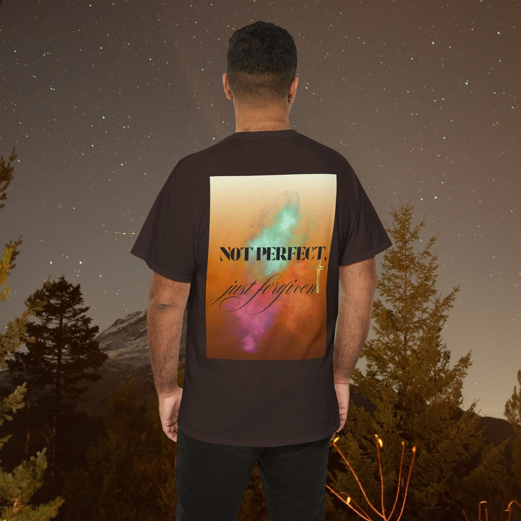 Iron Faith Co. | Not Perfect, Just Forgiven - Unisex Heavy Cotton T-Shirt