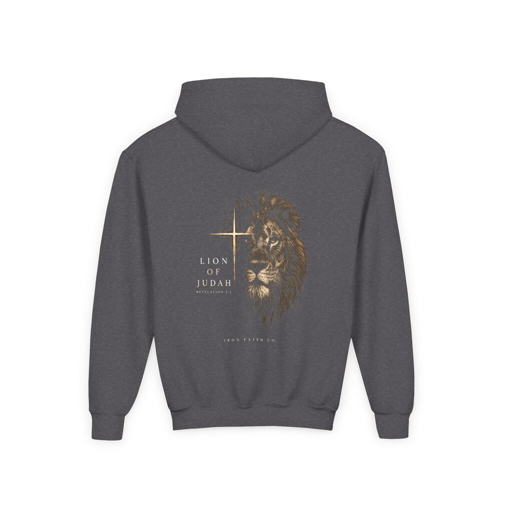 Lion of Judah Youth Hoodie – Back Print