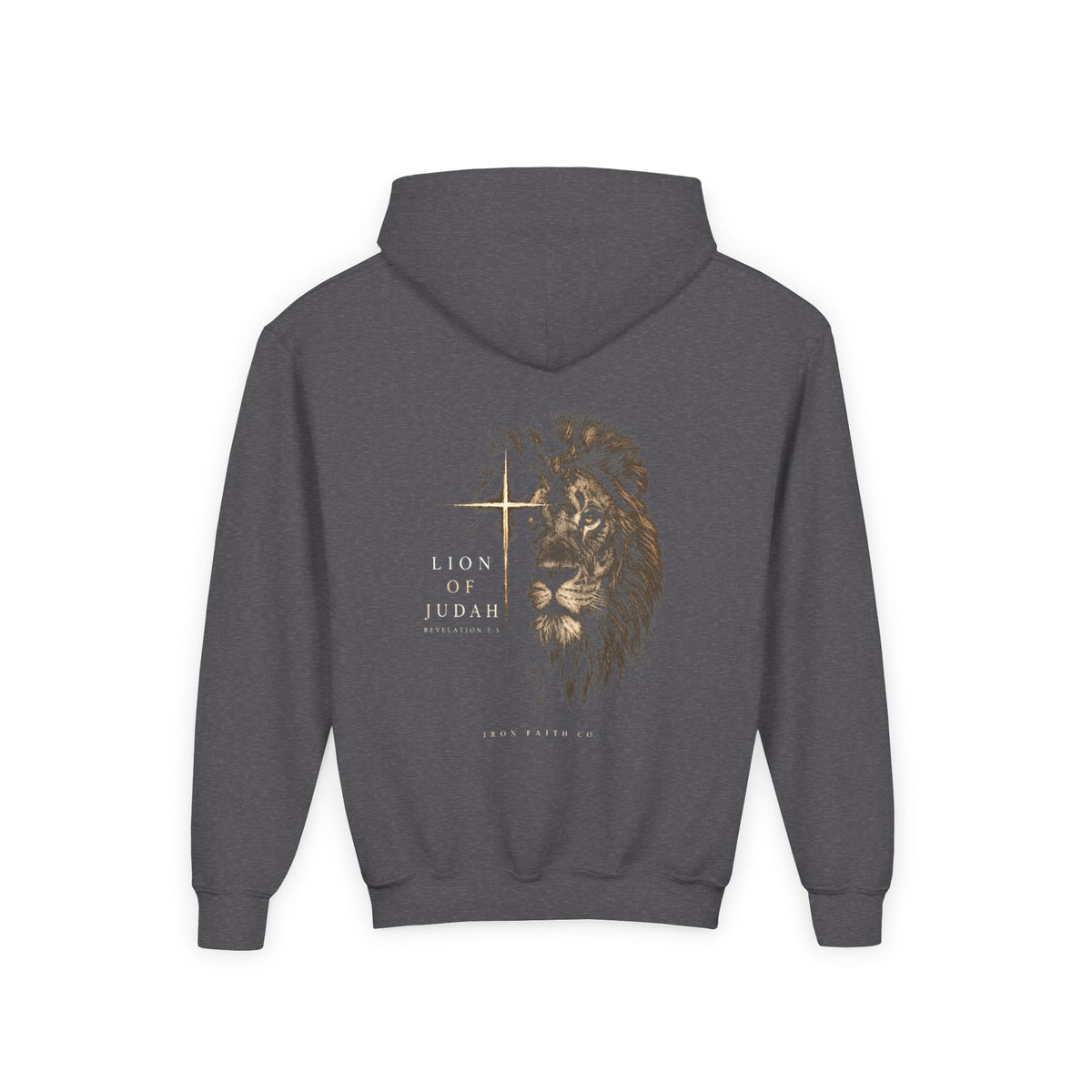 Lion of Judah Youth Hoodie – Back Print