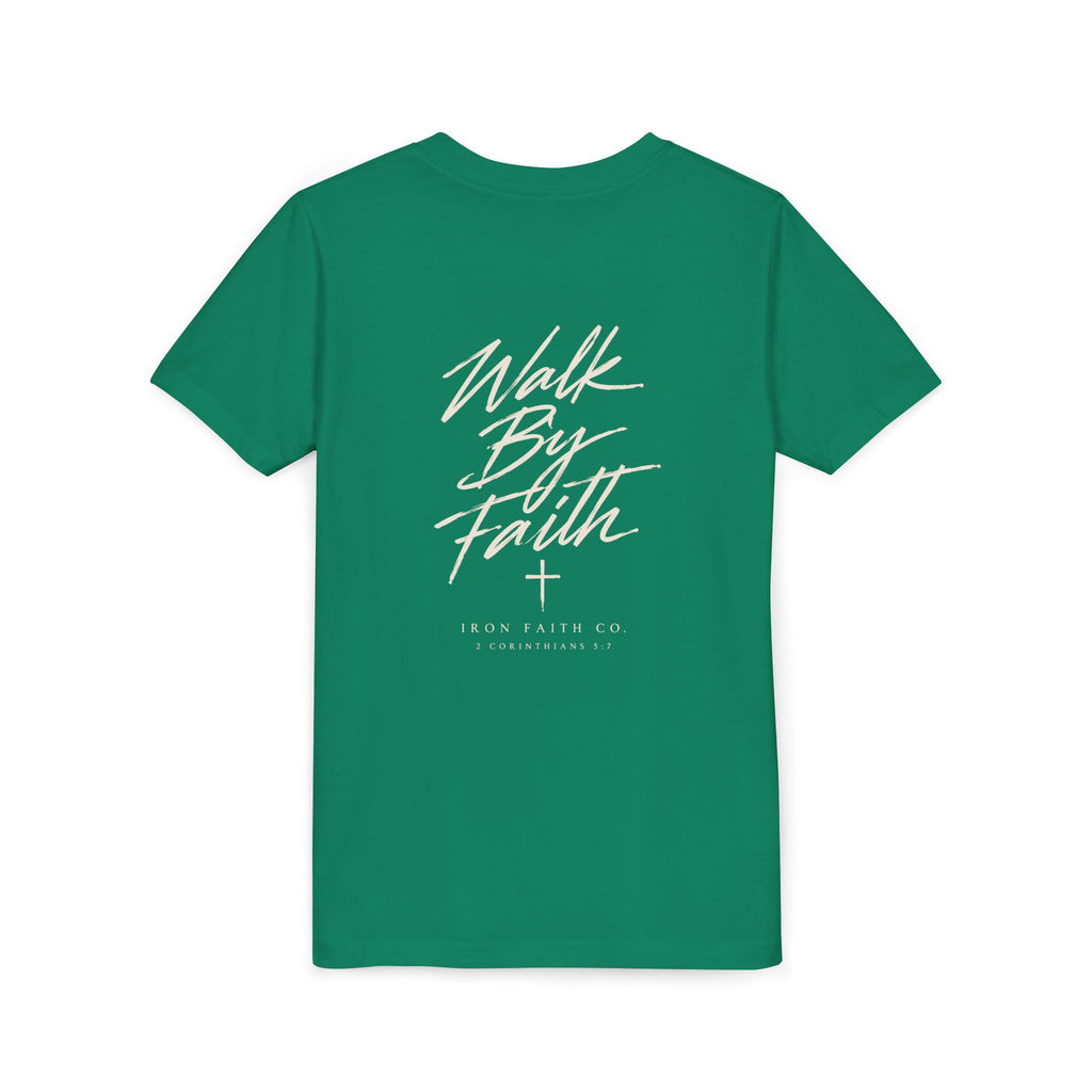 Walk By Faith Youth Tee – Back Print