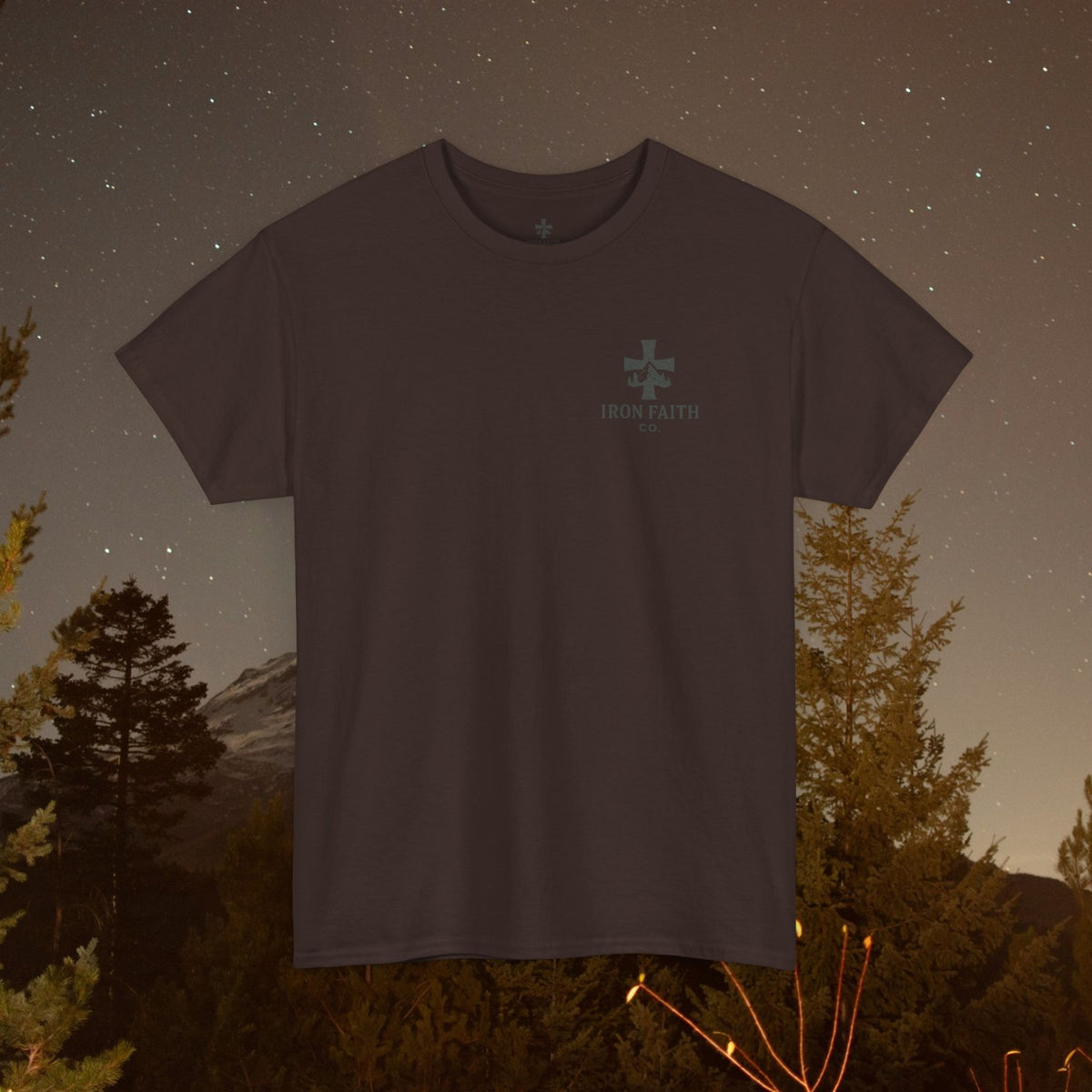 Iron Faith Co - Not Perfect, Just Forgiven - Unisex Heavy Cotton T-Shirt - photo 7 of 30