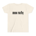 Iron Faith Co. Wordmark Youth Tee – Back Print
