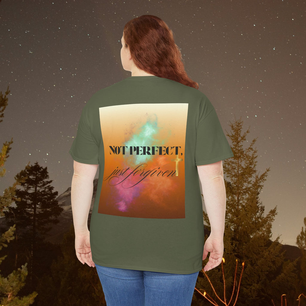 Iron Faith Co. | Not Perfect, Just Forgiven - Unisex Heavy Cotton T-Shirt