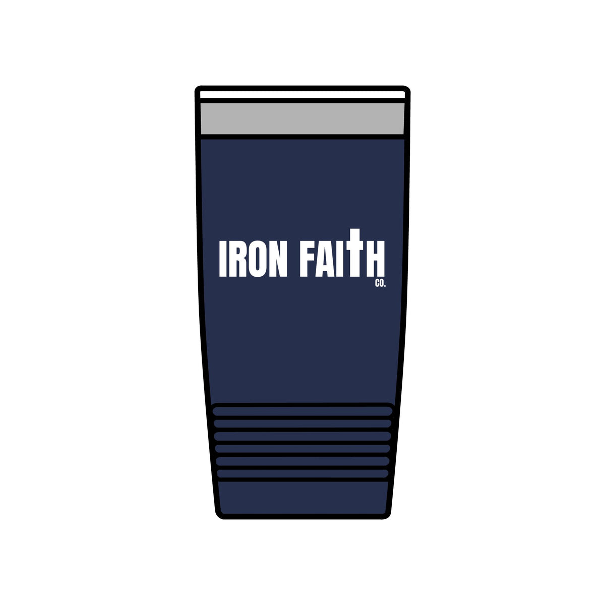 Iron Faith Co. Wordmark Insulated Tumbler, 20oz