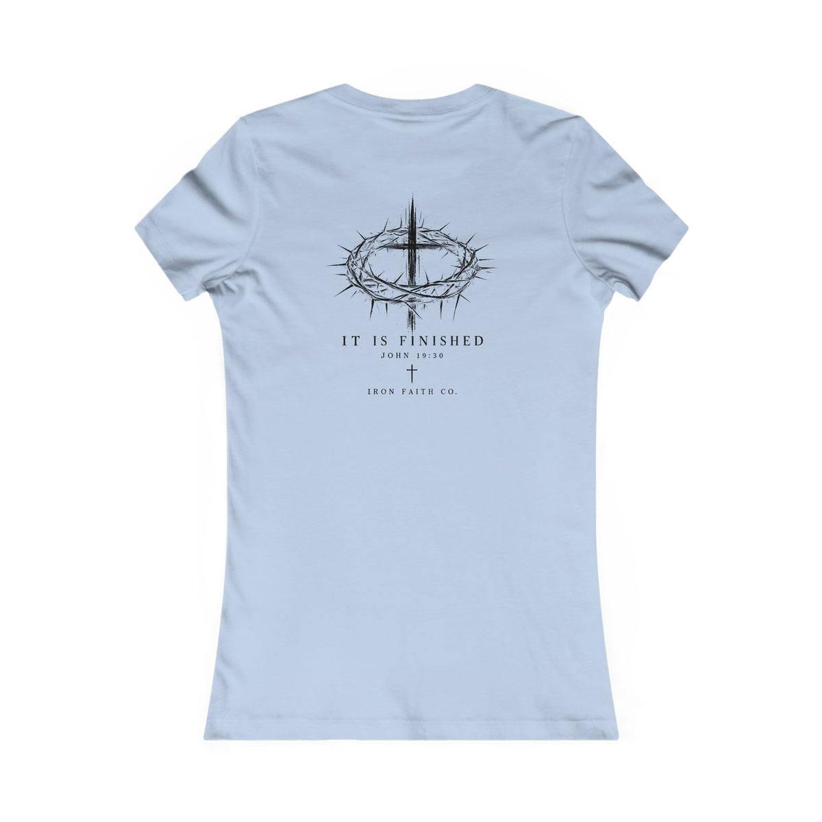 It Is Finished Women's Fitted Tee