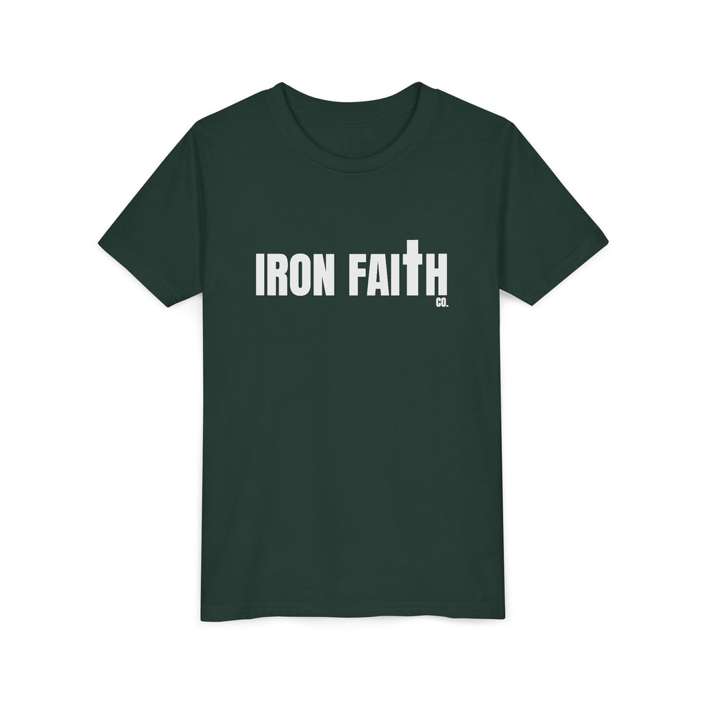Iron Faith Co. Wordmark Youth Tee