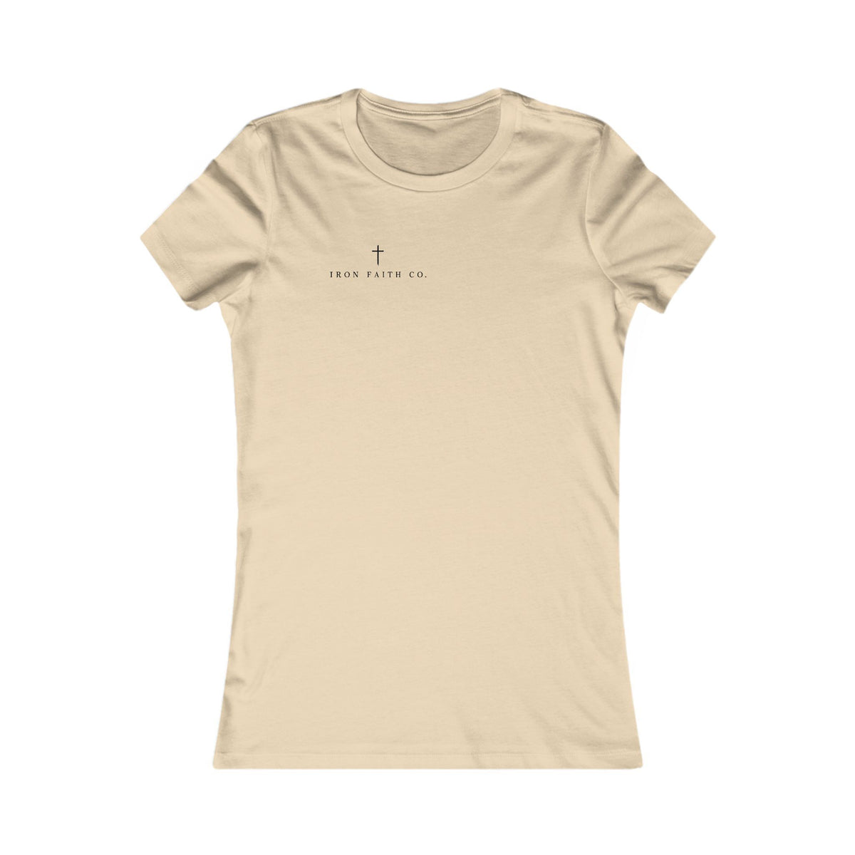 Built on a Higher Standard Women's Fitted Tee – Back Print