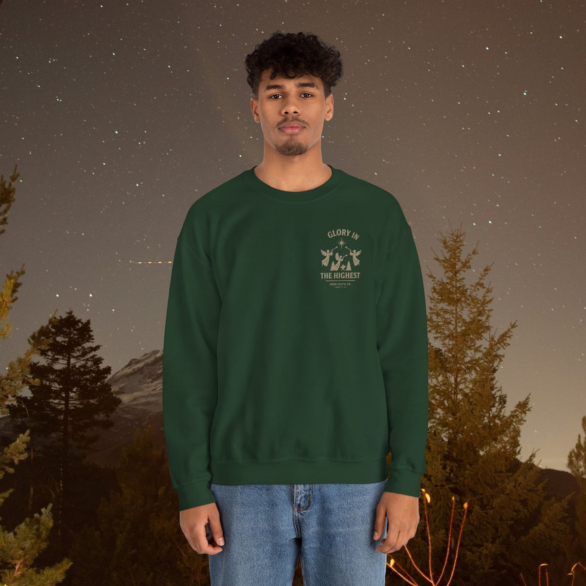 Hope Was Born This Night Sweatshirt - IronFaithCo. - photo 12 of 30