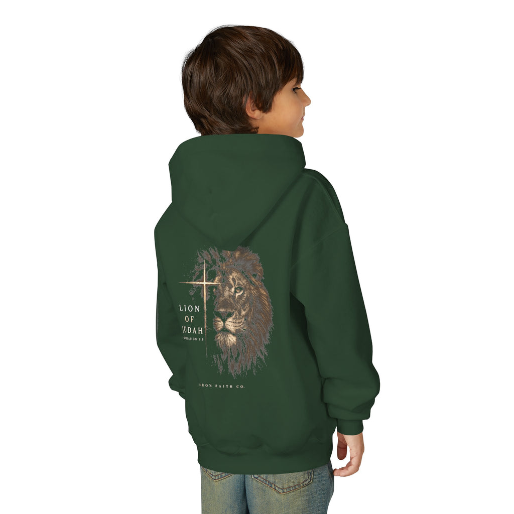 Lion of Judah Youth Hoodie – Back Print