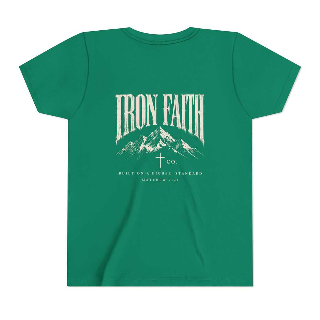 Built on a Higher Standard Youth Tee – Back Print