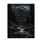 He Leads Psalm 23 Poster