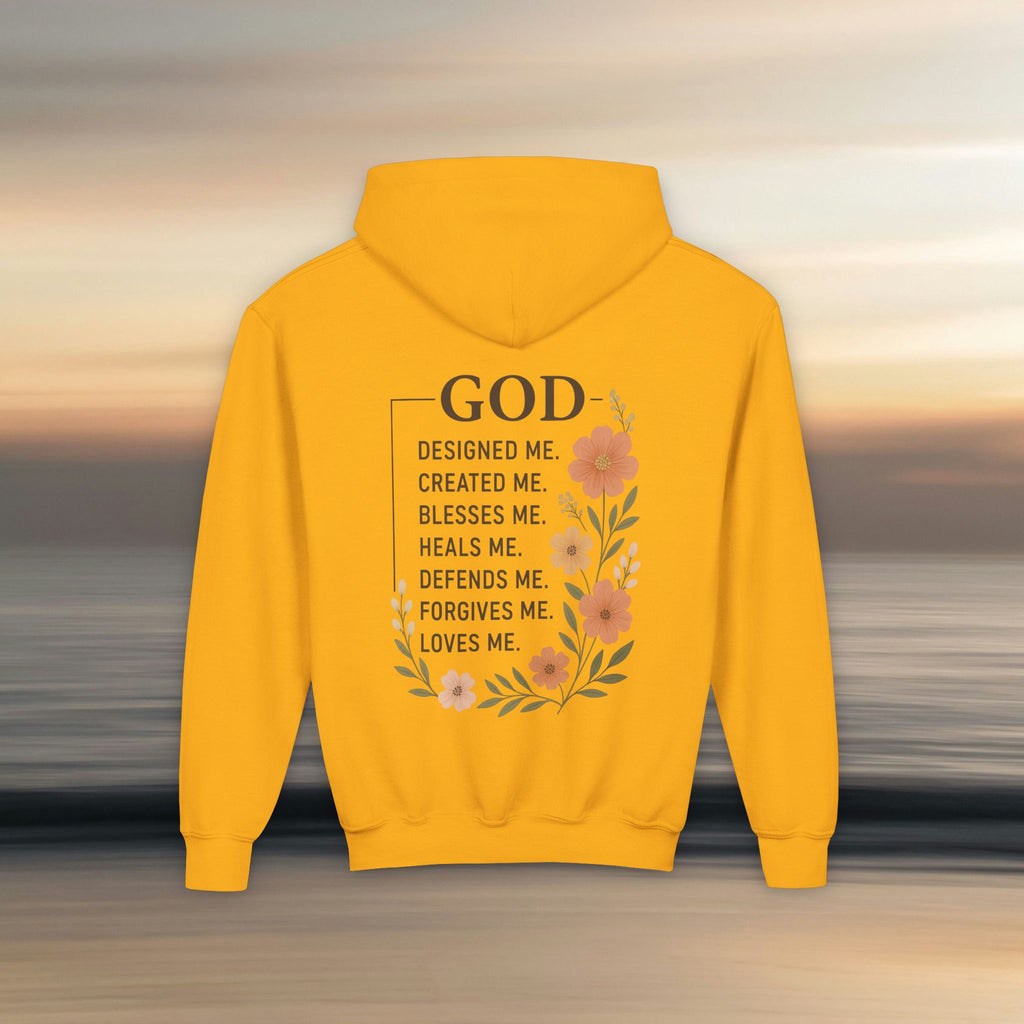 Iron Faith Co. - God's creation - Girls Youth Heavy Blend Hooded Sweatshirt - photo 11 of 30