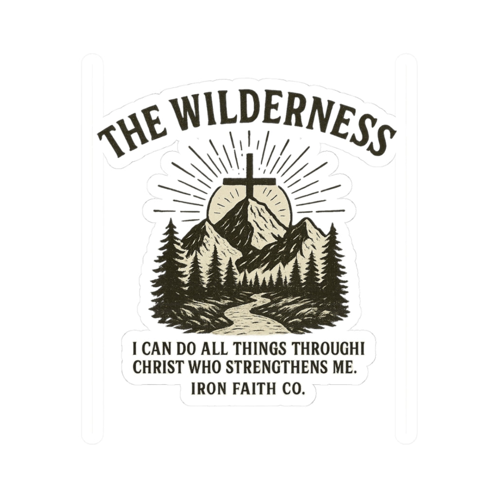 I can do all things through Christ - Wilderness Kiss-Cut Sticker - photo 1 of 3