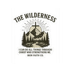 I can do all things through Christ - Wilderness Kiss-Cut Sticker - photo 1 of 3
