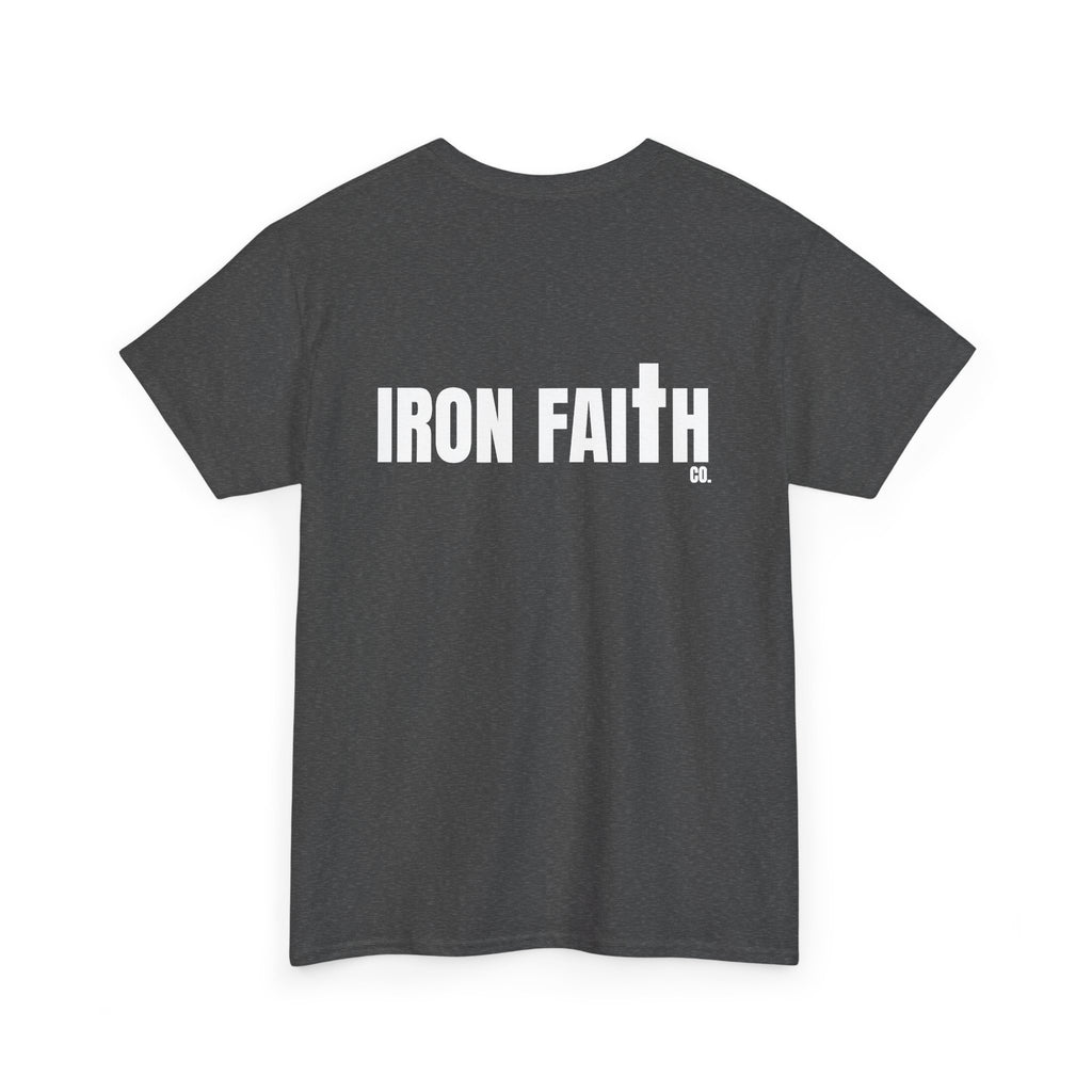 Iron Faith Co. Wordmark Tee – Back Print
