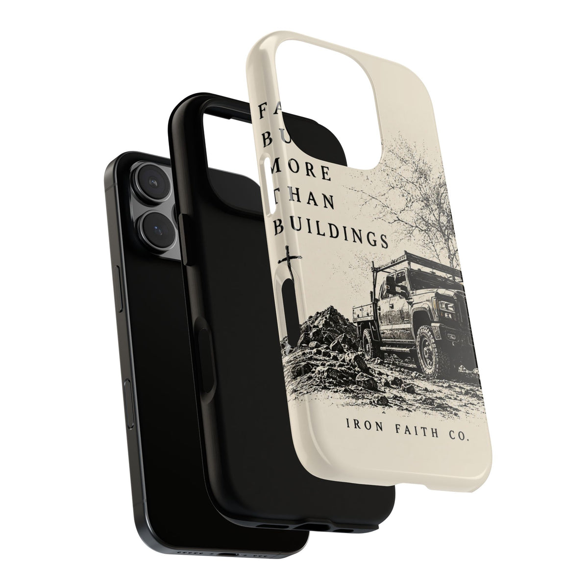 Faith Builds More Than Buildings Phone Case