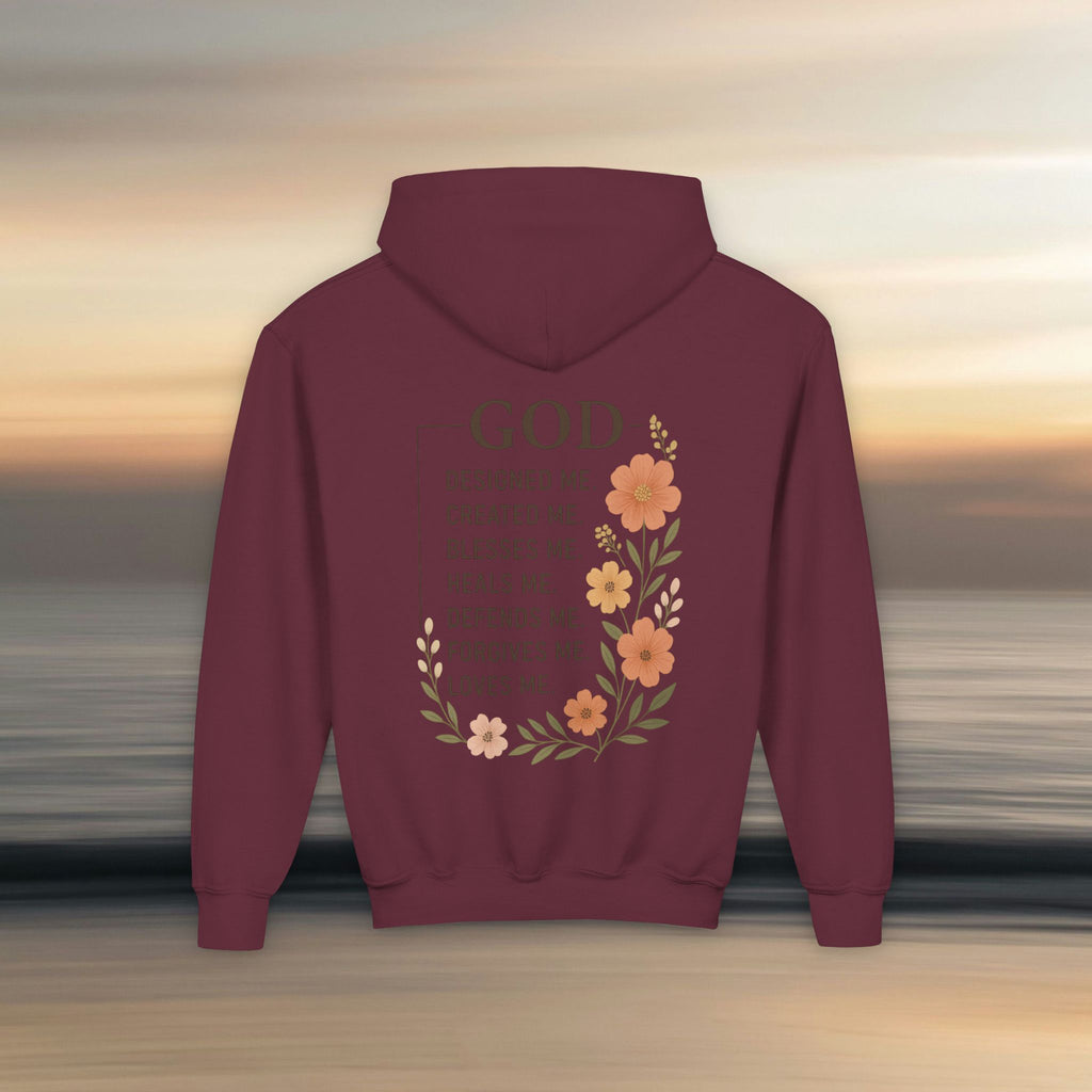 Iron Faith Co. - God's creation - Girls Youth Heavy Blend Hooded Sweatshirt - photo 19 of 30
